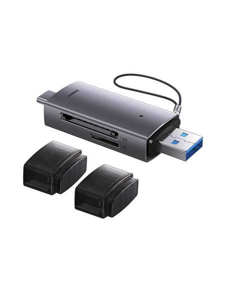 Baseus Lite Series четец за SD/TF карти с USB-A и Type-C