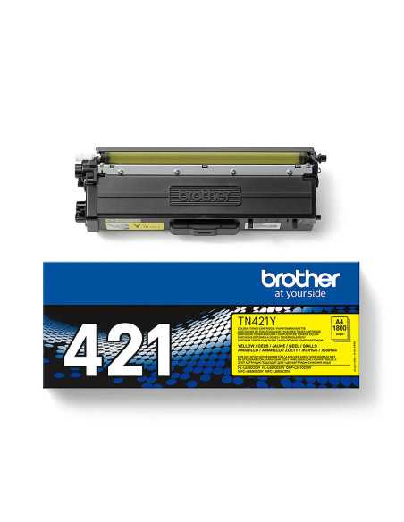 Brother TN-421Y Yellow оригинална тонер касета (1.8K)