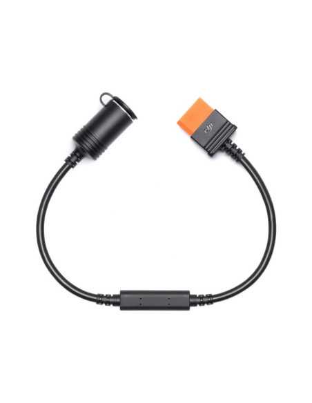 DJI Power захранващ кабел SDC към букса за зарядно за кола (12V)