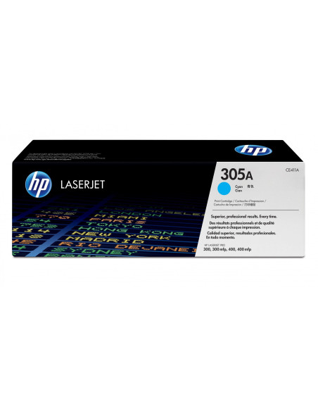 HP CE411A, 305A Cyan оригинална тонер касета (2.8K)