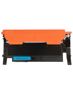 HP 117A Cyan, W2071A съвместима тонер касета (0.7K) 2