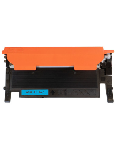 HP 117A Cyan, W2071A съвместима тонер касета (0.7K)