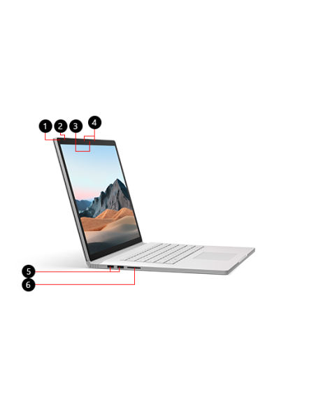Лаптоп втора употреба MICROSOFT SURFACE BOOK 3 – CORE I7-1065G7 1.30 GHZ – 16 GB – 256 GB NVME SSD – клас B