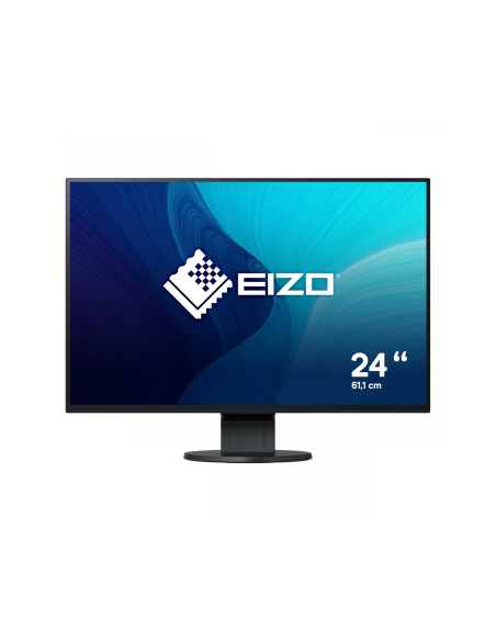 Монитор – Eizo – EV2456 – 24 inch – 1920x1200 – 16:10, IPS, VGA, DVI, HDMI, Display port, USB HUB, BLACK, БЕЗ СТОЙКА…