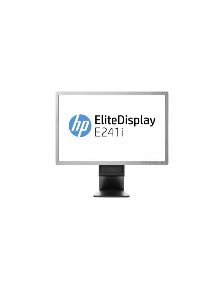 Монитор – HP – EliteDisplay E241i – 24 inch – 1920x1200 – LED IPS, 16:10, VGA, DVI, Display port, USB HUB – клас A-