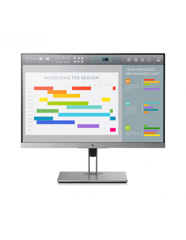Монитор – HP – EliteDisplay E243i – 24 inch – 1920x1200 – 16:10, IPS, VGA, HDMI, Display port, USB HUB – клас A-