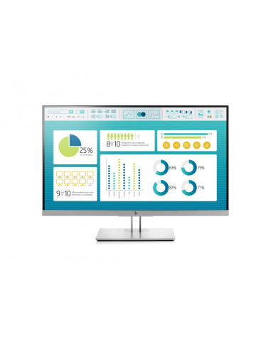 Монитор – HP – EliteDisplay E273 – 27 inch – 1920x1080 – IPS, 16:9, VGA, HDMI, Display port, USB HUB – клас B