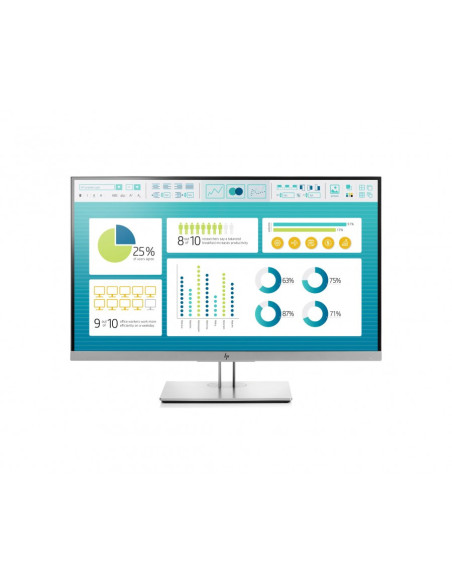 Монитор – HP – EliteDisplay E273 – 27 inch – 1920x1080 – IPS, 16:9, VGA, HDMI, Display port, USB HUB – клас B