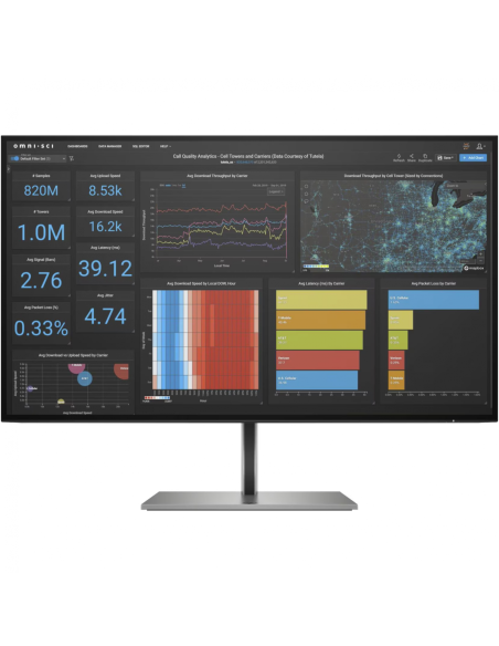 Монитор – HP – Z27Q G3 – 27 inch – 2560x1440 – LED, IPS, 16:9, HDMI, Display port, 99% sRGB, 85% DCI-P3, USB HUB…