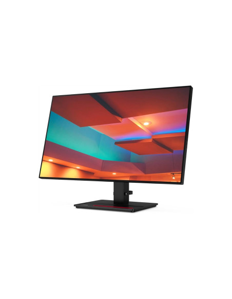 Монитор – Lenovo – P27H-20 – 27 inch – 2560x1440 – LED, IPS, 16:9, HDMI, Display port, USB Type-C, USB HUB – клас A