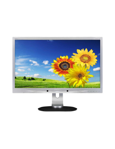 Монитор – Philips – 241P4Q – 24 inch – 1920x1080 – 16:9, LED, VGA, DVI, Display port, USB HUB, Speakers, БЕЗ СТОЙКА…