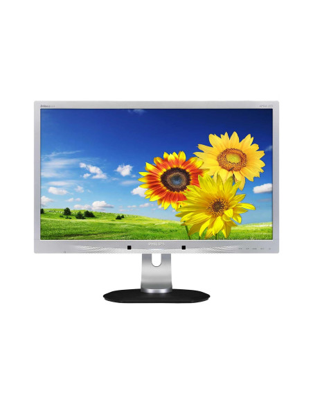 Монитор – Philips – 241P4Q – 24 inch – 1920x1080 – 16:9, LED, VGA, DVI, Display port, USB HUB, Speakers, БЕЗ СТОЙКА…