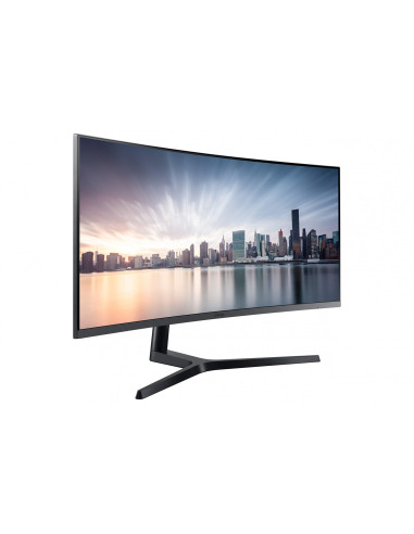Монитор – Samsung – C34H890WGU – 34 inch – 3440x1440 – VA, 21:9, HDMI, 100 Hz, Display port, USB Type-C, USB… – клас A-