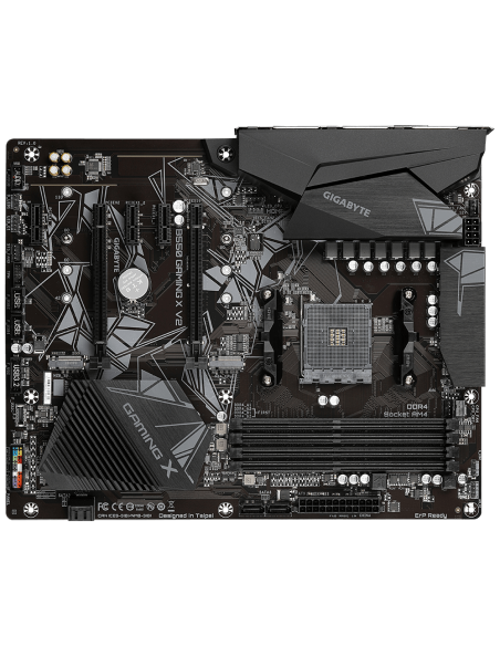 Дънна платка GIGABYTE B550 GAMING X V2 Socket AM4, 4 x DDR4, RGB Fusion, V2 (rev. 1.0) – GIGABYTE