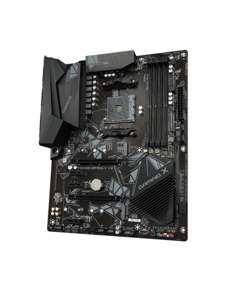 Дънна платка GIGABYTE B550 GAMING X V2 Socket AM4, 4 x DDR4, RGB Fusion, V2 (rev. 1.0) – GIGABYTE