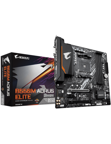 Дънна платка GIGABYTE B550M AORUS ELITE, Socket AM4 – GIGABYTE