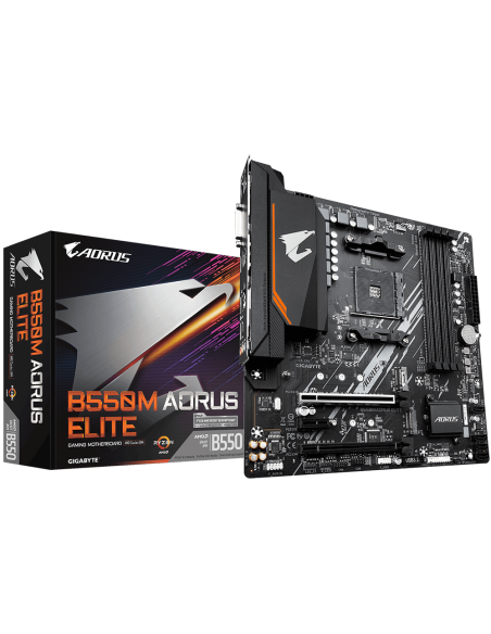 Дънна платка GIGABYTE B550M AORUS ELITE, Socket AM4 – GIGABYTE