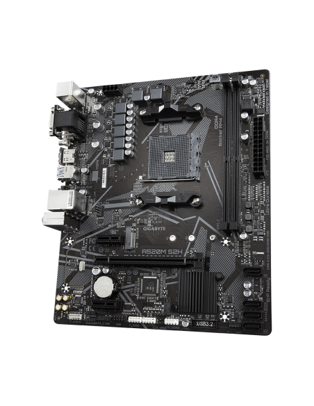 Дънна платка GIGABYTE A520M-S2H, Socket AM4 – GIGABYTE