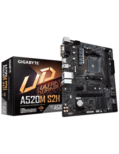 Дънна платка GIGABYTE A520M-S2H, Socket AM4 – GIGABYTE
