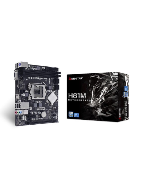Дънна платка BIOSTAR H61MHV3, Intel H61, sock. 1155, Ver 7.0 – BIOSTAR