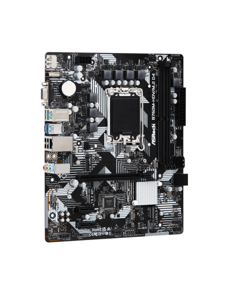 Дънна платка ASRock B760M-HDV M.2, LGA1700, ATX – ASROCK