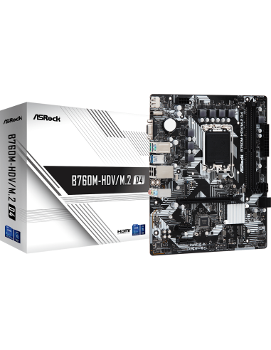 Дънна платка ASRock B760M-HDV M.2, LGA1700, ATX – ASROCK