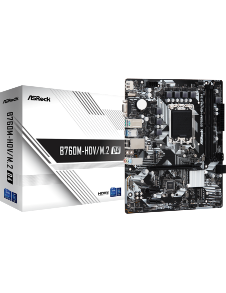 Дънна платка ASRock B760M-HDV M.2, LGA1700, ATX – ASROCK