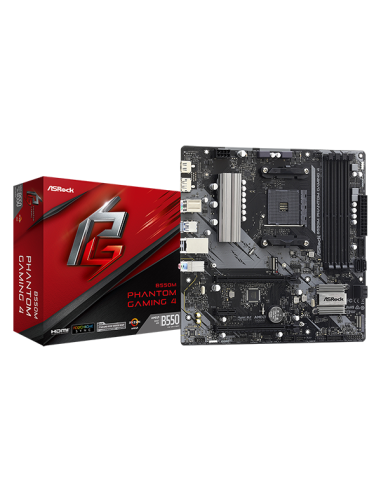 Дънна платка ASRock B550M Phantom Gaming 4, AM4 – ASROCK