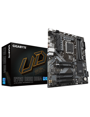 Дънна платка GIGABYTE B760 DS3H, socket 1700, ATX – GIGABYTE