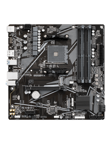 Дънна платка GIGABYTE B550M K 4 x DDR4