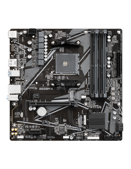 Дънна платка GIGABYTE B550M K 4 x DDR4