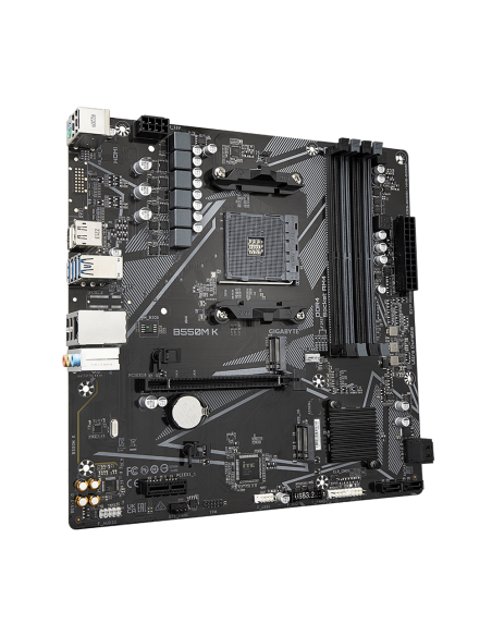 Дънна платка GIGABYTE B550M K 4 x DDR4 – GIGABYTE