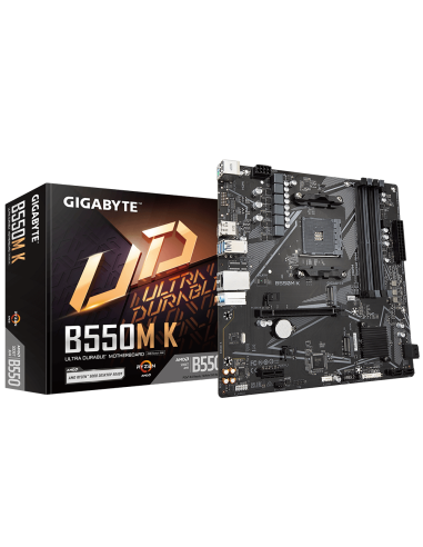 Дънна платка GIGABYTE B550M K 4 x DDR4 – GIGABYTE