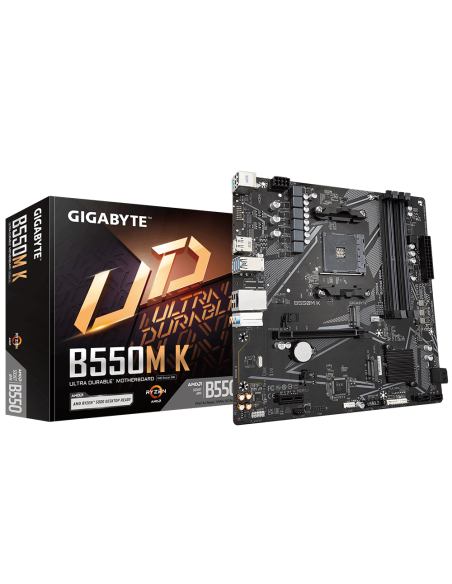 Дънна платка GIGABYTE B550M K 4 x DDR4 – GIGABYTE