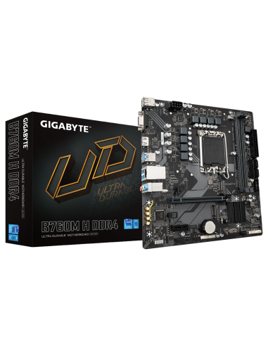 Дънна платка GIGABYTE B760M H, socket 1700 – GIGABYTE