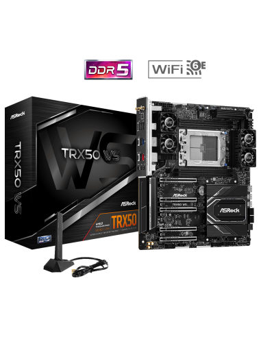 Дънна платка ASROCK TRX50 WS, Socket sTR5, ATX, 4xDDR5 – ASROCK