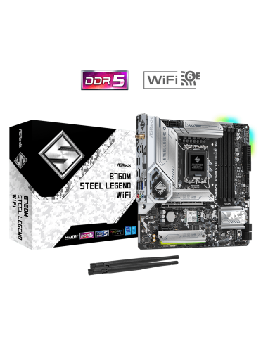 Дънна платка ASRock B760M Steel Legend WIFI DDR5 – ASROCK