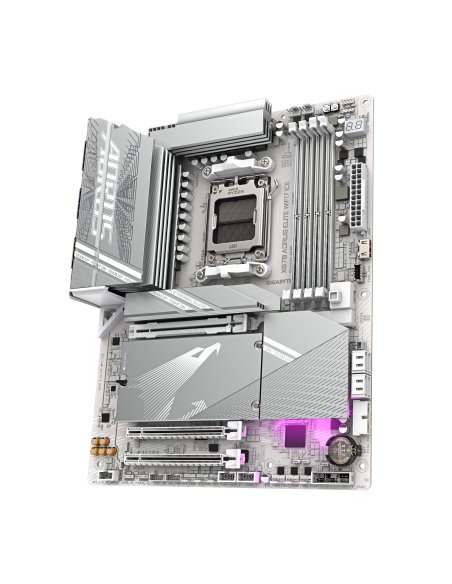 Дънна платка GIGABYTE X870 AORUS ELITE ICE WIFI 7, Socket AM5 – GIGABYTE