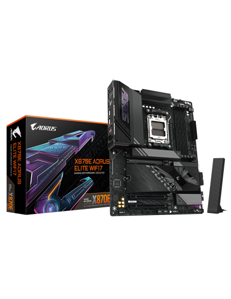 Дънна платка GIGABYTE X870E AORUS ELITE WIFI 7, Socket AM5 – GIGABYTE