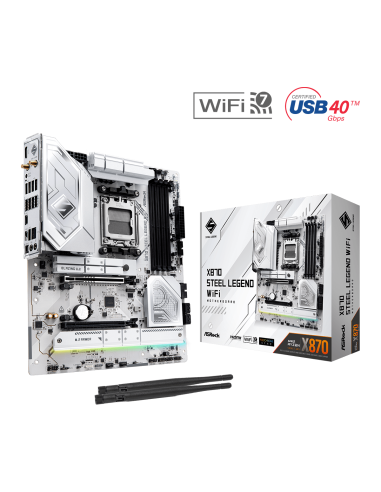 Дънна платка ASROCK X870 STEEL LEGEND WIFI, Socket AM5 – ASROCK