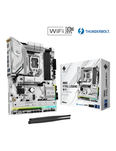 Дънна платка ASRock B860 STEEL LEGEND WIFI 6E, LGA 1851 – ASROCK