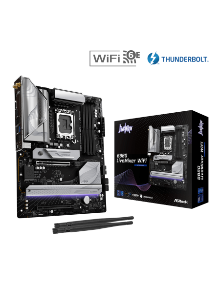Дънна платка ASRock B860 LiveMixer WIFI 6E, LGA 1851 – ASROCK