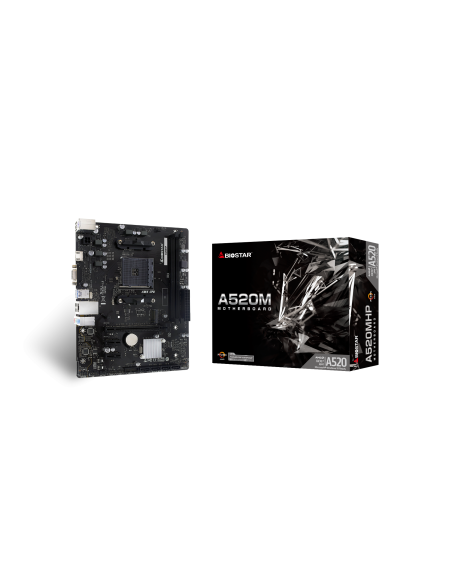 Дънна платка BIOSTAR A520MHP socket AM4 – BIOSTAR