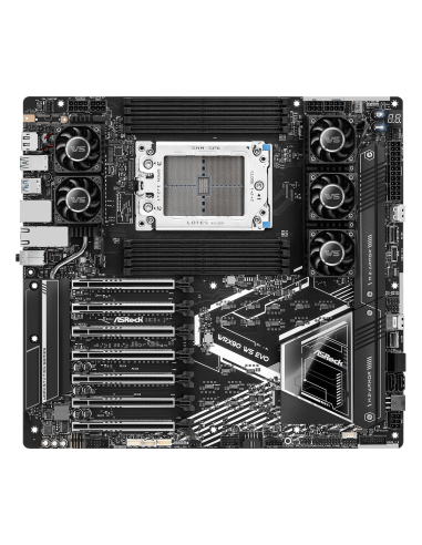 Дънна платка ASROCK WRX90 WS EVO, Socket sTR5, ATX, 8xDDR5