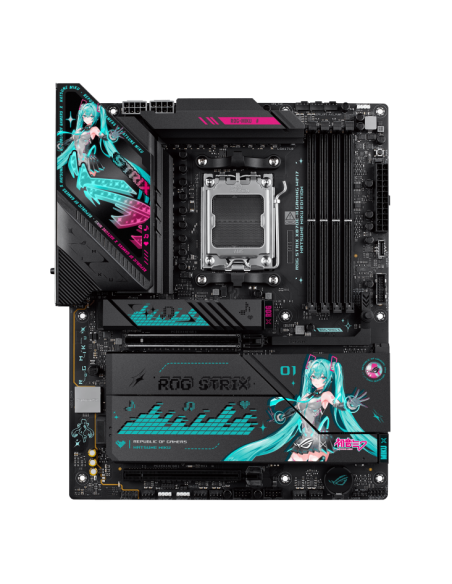 Дънна платка ASUS ROG STRIX X870E-H GAMING Hatsune Miku Edition WIFI 7 AM5 DDR5