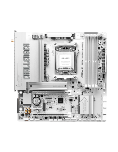 Дънна платка ASRock B850M CHALLENGER WIFI WHITE socket AM5