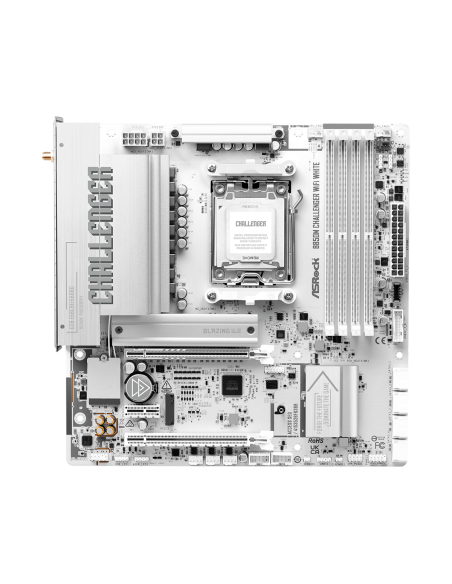 Дънна платка ASRock B850M CHALLENGER WIFI WHITE socket AM5