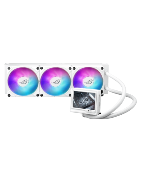 Охладител за процесор ASUS ROG RYUJIN III 360 ARGB EXTREME White Edition 3.5" LCD Display