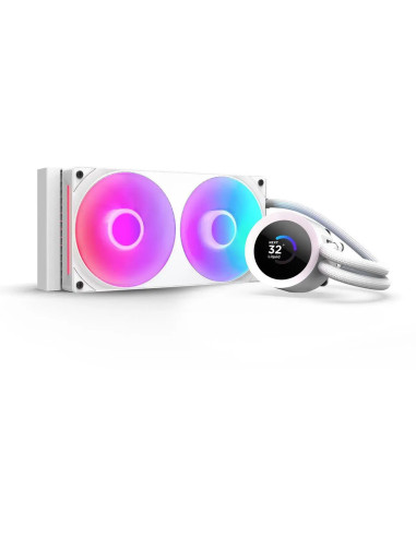 Охладител за процесор NZXT Kraken Plus 240 RGB LCD Display - White