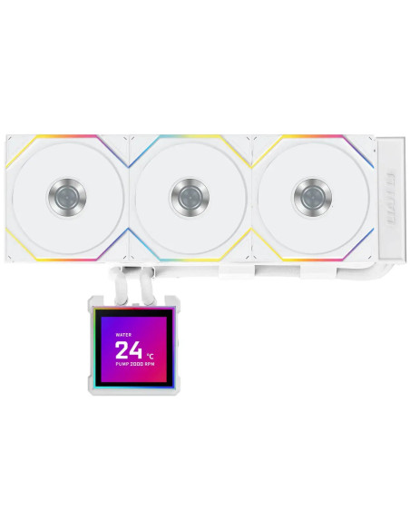 Охладител за процесор Lian Li HydroShift II LCD-S 360TL RGB - Бял